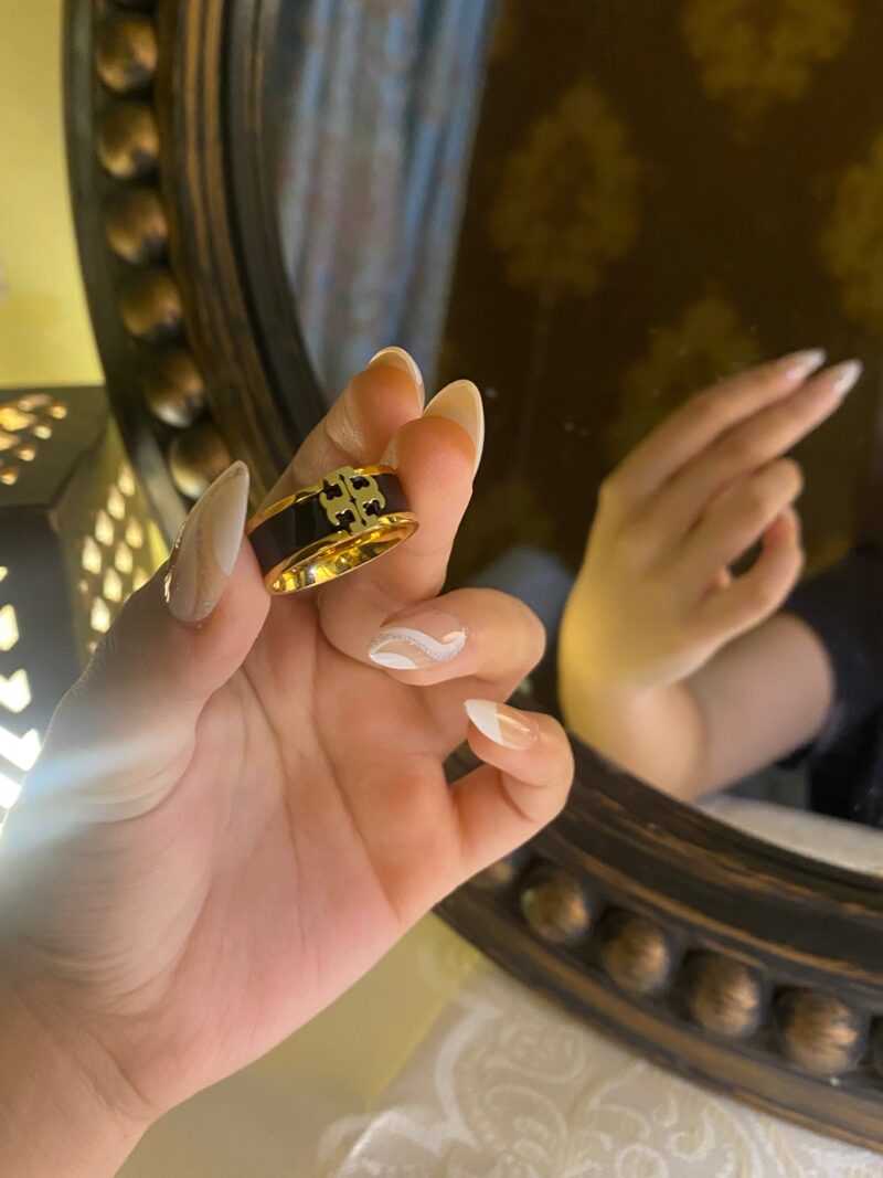 BLACK TORY BURCH RING